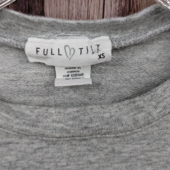 FULL TILT Rainbow Crop Tee Sz XS - Picture 6 of 7